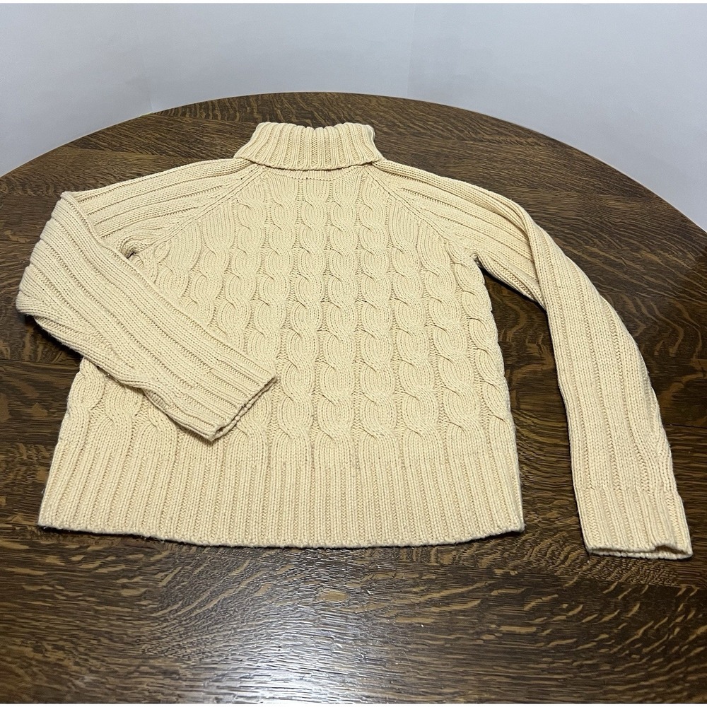 Vintage‎ Sweater The Limited Womens L Yellow Cable Knit